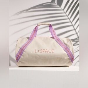 L*Space Weekend Duffle Bag cream/purple